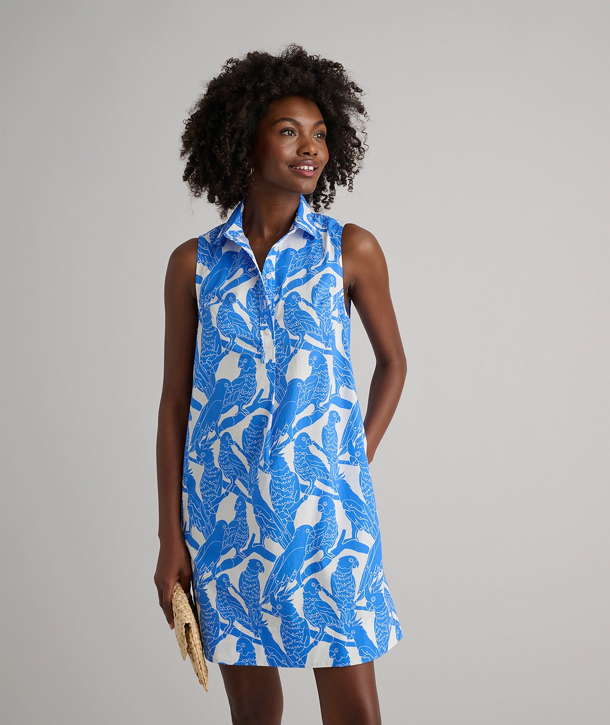 Stretch Cotton Printed Jordan Dress