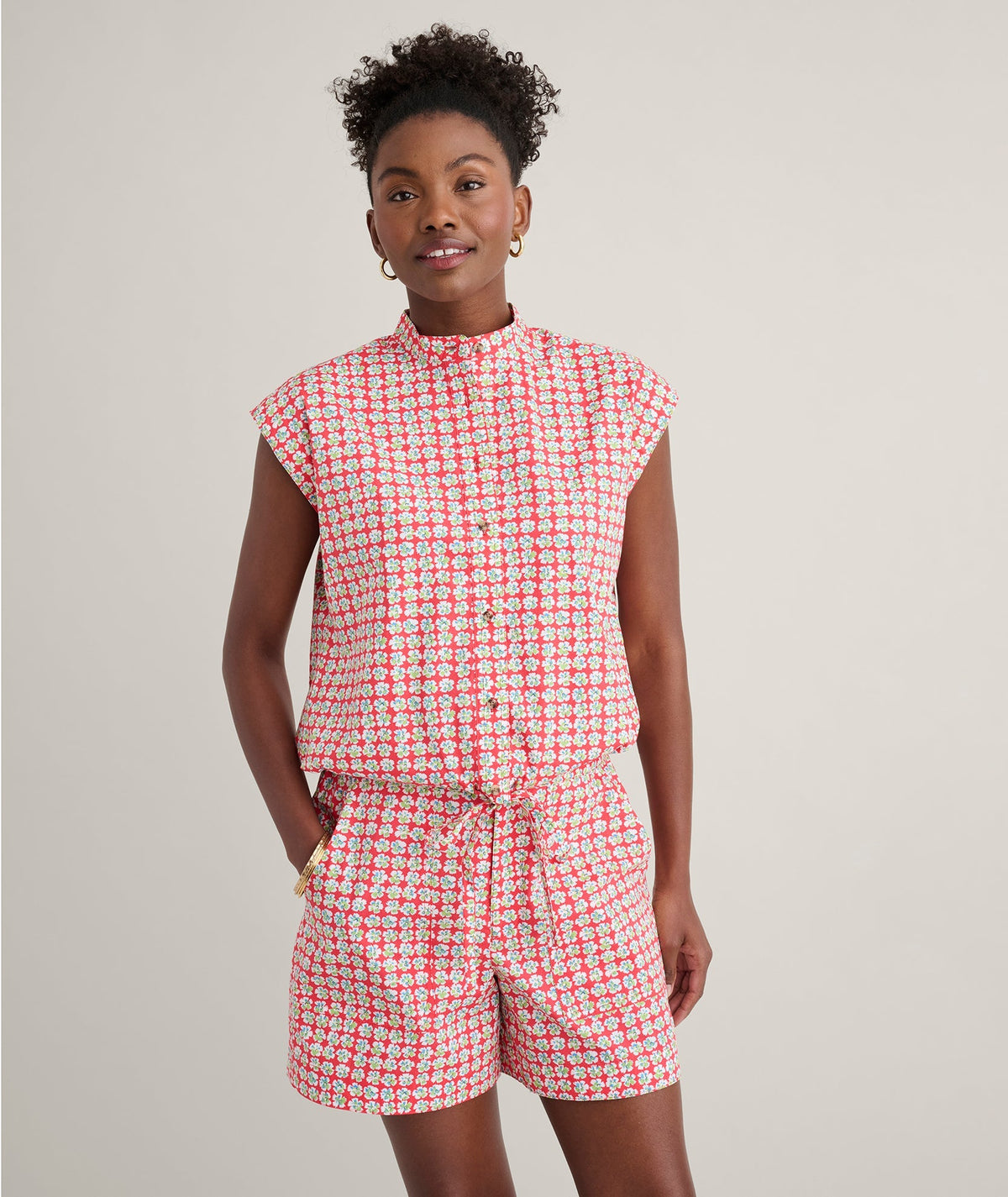 Cotton Poplin Ada Short