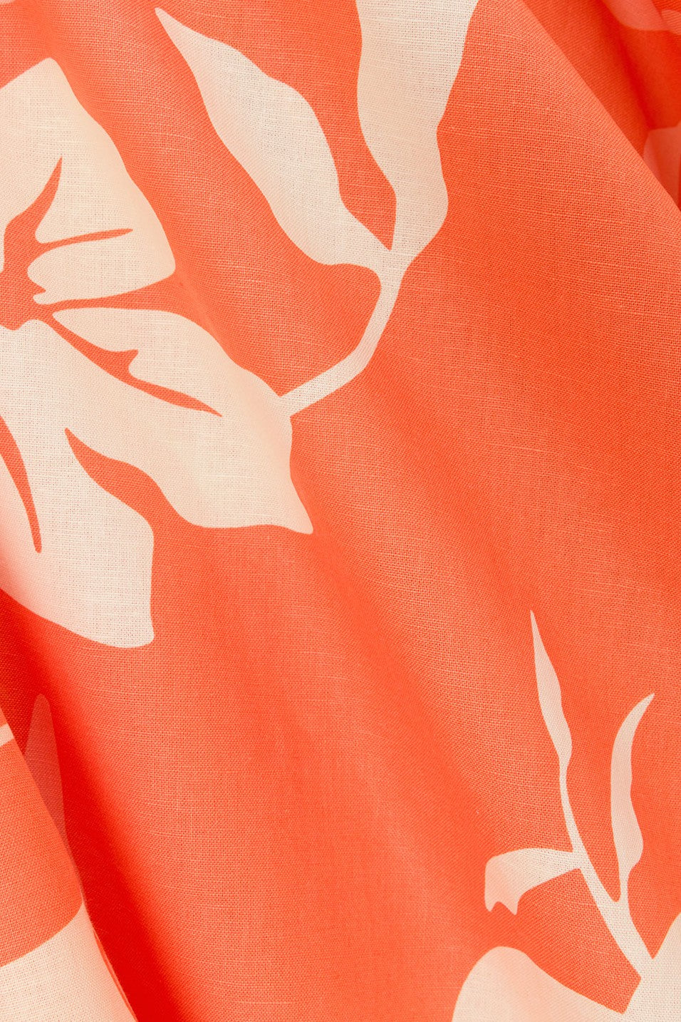 Orange maxi dress, back view
