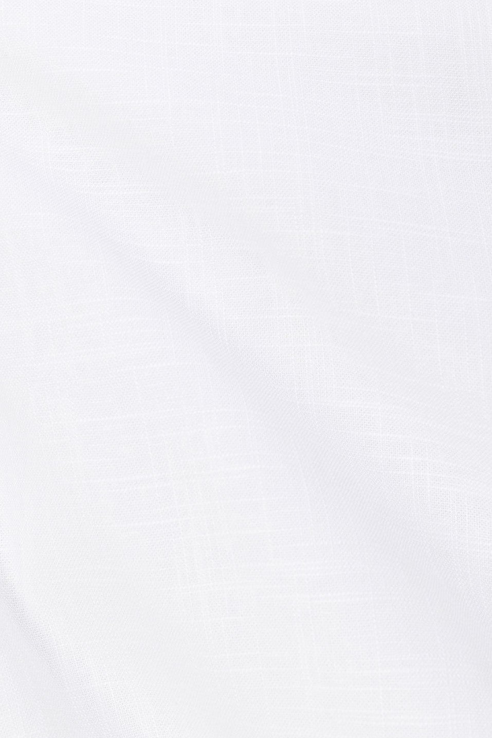 White maxi dress with a strapless neckline, side view