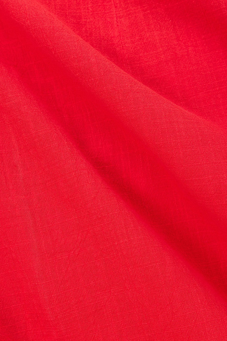 Red mini dress, detail view