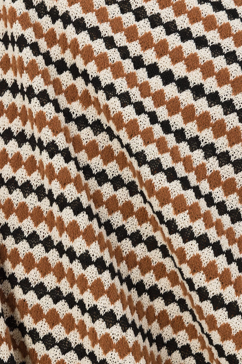 Brown mini dress, side view