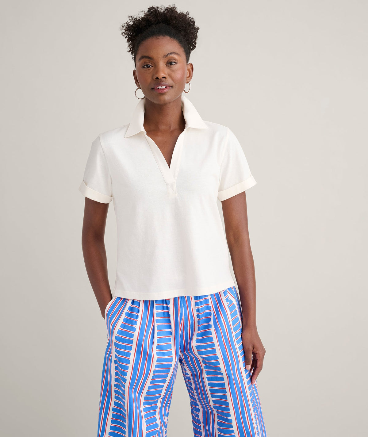 Cotton Knit Shelby Polo