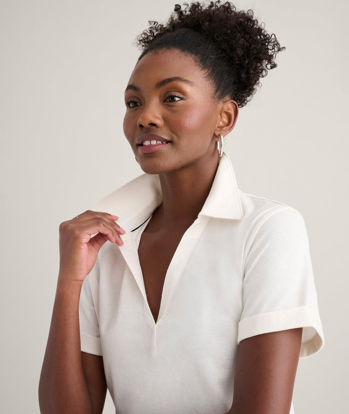Cotton Knit Shelby Polo